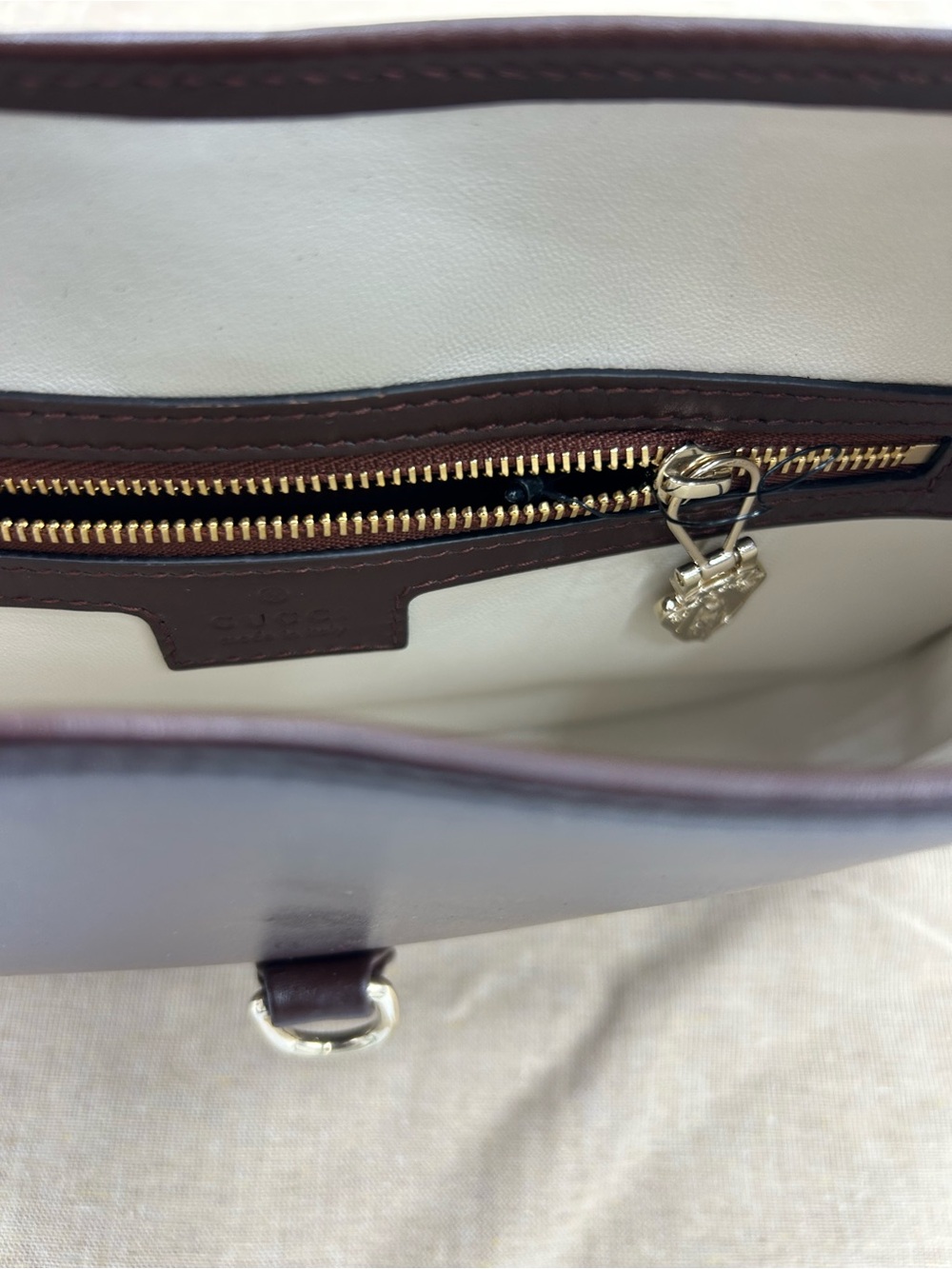 Women's Gucci Jackie 1961 calf skin Leather shoulder Bag made in Italy - Picture 14 of 16